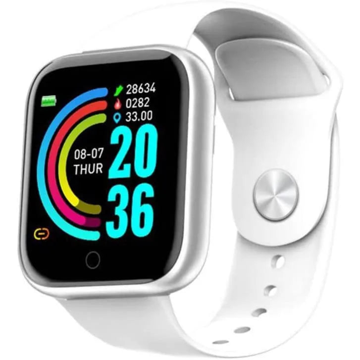 Smartwatch D20 - Relógio Inteligente y68 Esportivo Bluetooth Android/iOS