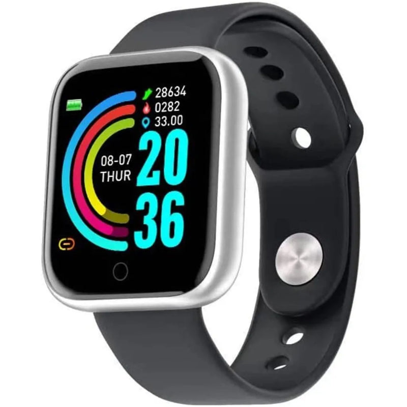 Smartwatch D20 - Relógio Inteligente y68 Esportivo Bluetooth Android/iOS